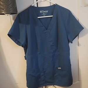 Grey's Anatomy Teal Scrub Top